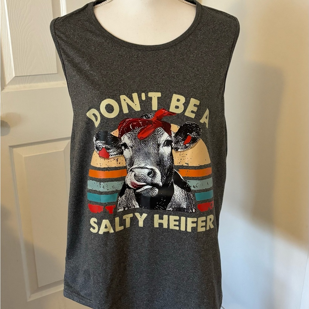 Sleeveless Printed Tank
